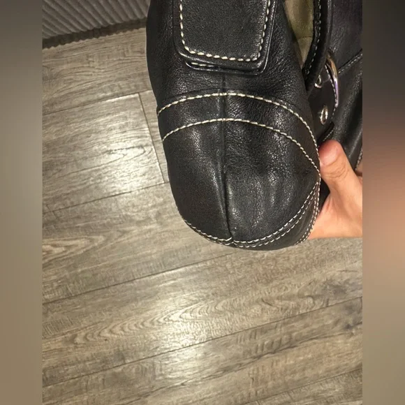 Vintage Coach Black Small Soho Leather Shoulder Bag - Picture 12 of 13